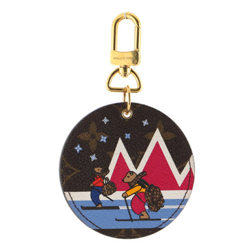 Louis Vuitton Round Illustre Keychain Limited Edition Monogram Canvas