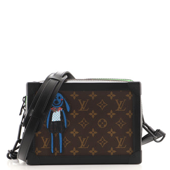 Louis Vuitton Soft Trunk Bag Monogram Canvas with Friends Patch