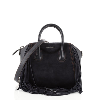 Givenchy Antigona Bag Fringe Suede and Leather Small
