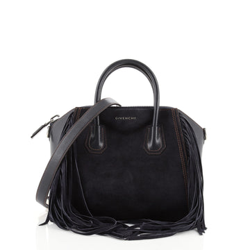 Givenchy Antigona Bag Fringe Suede and Leather Small