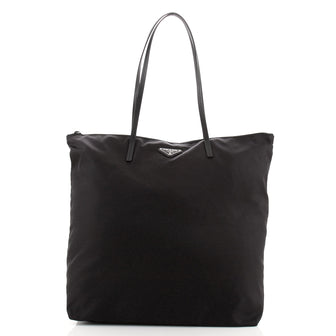 Prada Slim Zip Tote Tessuto Medium