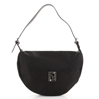 Fendi FF Zip Hobo Nylon Large