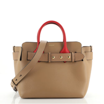 Burberry Belt Tote Leather Small