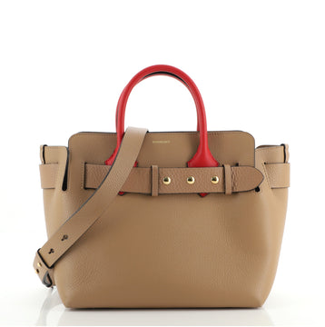 Burberry Belt Tote Leather Small