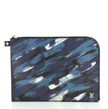 Louis Vuitton Pochette Jour Limited Edition Camouflage Printed Coated Canvas GM