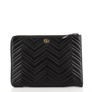 Gucci GG Marmont Portfolio Clutch Matelasse Leather