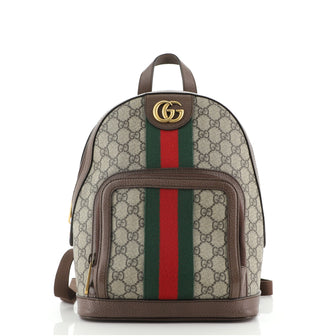 Gucci Ophidia Backpack GG Coated Canvas Small