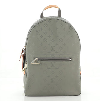 Louis Vuitton Backpack Limited Edition Titanium Monogram Canvas PM Gray  79783137