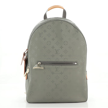Louis Vuitton Backpack Limited Edition Titanium Monogram Canvas PM