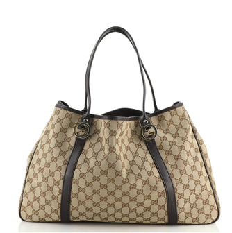 Gucci Twins Tote GG Canvas Large