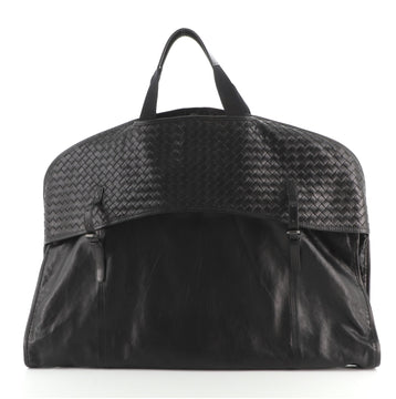Bottega Veneta Garment Cover Leather with Intrecciato Detail