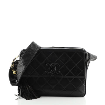 Chanel Vintage CC Pocket Camera Shoulder Bag Quilted Lambskin Medium