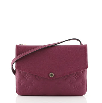 Louis Vuitton Twice Handbag Monogram Empreinte Leather