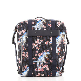 Christian Dior Safari Zip Backpack Limited Edition Sorayama Oblique Nylon Medium