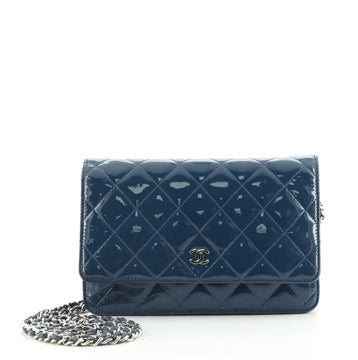 Chanel Wallet on Chain Quilted Patent