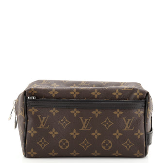 Louis Vuitton Toiletry Kit Bag Macassar Monogram Canvas