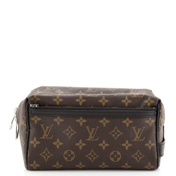 Louis Vuitton Toiletry Kit Bag Macassar Monogram Canvas