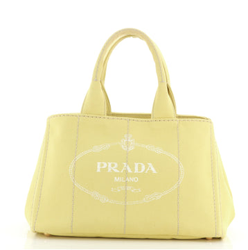 Prada Canapa Tote Canvas Medium