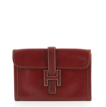 Hermes Jige Clutch Box Calf PM
