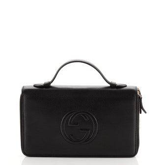 Gucci Soho Travel Organizer Wallet Leather
