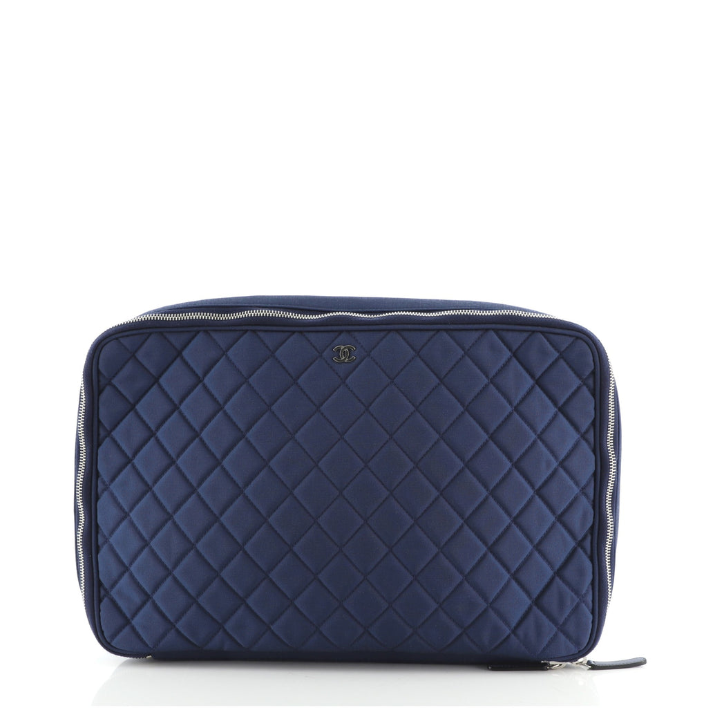 Chanel Laptop Sleeve Quilted Nylon at 1stDibs  chanel laptop bag quilted laptop  sleeve chanel laptop case