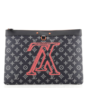 Louis Vuitton Pochette Apollo Limited Edition Upside Down Monogram Ink GM