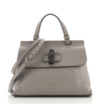 Gucci Bamboo Daily Top Handle Bag Leather Small