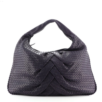 Bottega Veneta Veneta Hobo Pleated Intrecciato Nappa Large
