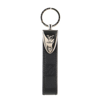 Louis Vuitton Dragonne Keychain Damier Graphite