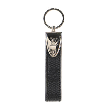 Louis Vuitton Dragonne Keychain Damier Graphite