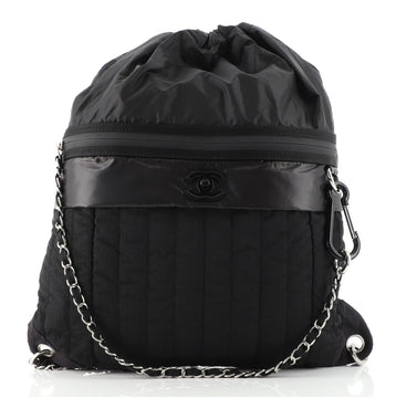 Chanel Coco Neige Backpack Quilted Nylon