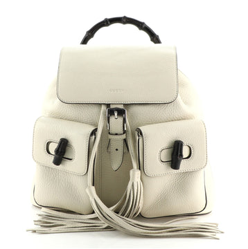 Gucci Bamboo Tassel Backpack Leather Medium