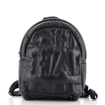 Chanel Doudoune Backpack Leather Medium