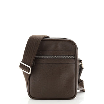 Louis Vuitton Dimitri Messenger Bag Taiga Leather Small