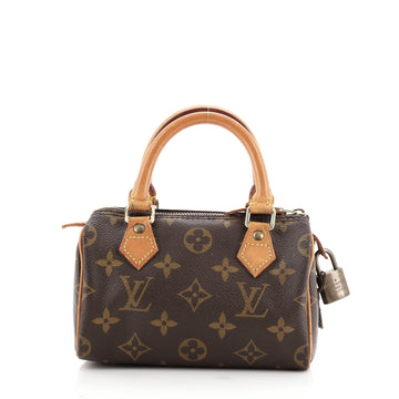Louis Vuitton Speedy Mini HL Handbag Monogram Canvas