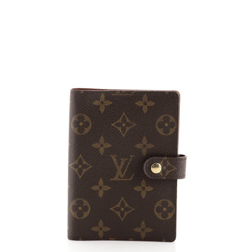 Louis Vuitton Ring Agenda Cover Monogram Canvas PM