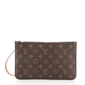 Louis Vuitton Neverfull Pochette Monogram Canvas Large