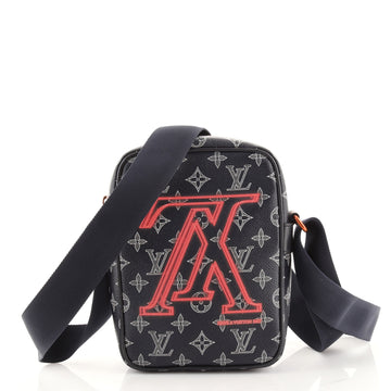 Louis Vuitton Danube Handbag Limited Edition Upside Down Monogram Ink PM