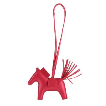 Hermes Mono-Tone GriGri Rodeo Bag Charm Leather PM