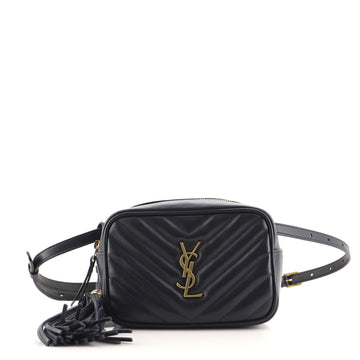 Saint Laurent Lou Belt Bag Matelasse Chevron Leather