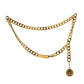 Chanel Vintage Medallion Chain Belt Metal