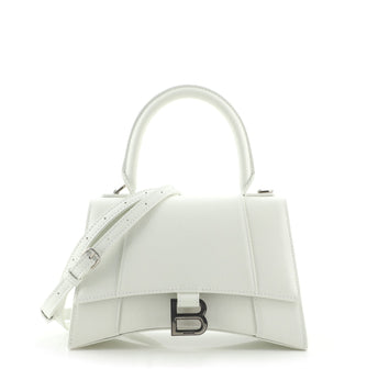 Balenciaga Hourglass Top Handle Bag Leather Small