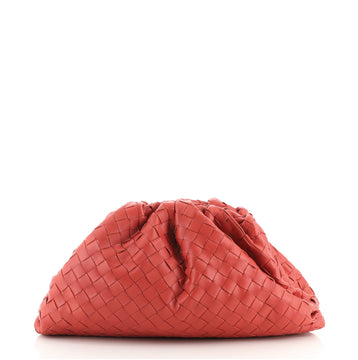 Bottega Veneta The Pouch Intrecciato Leather Large