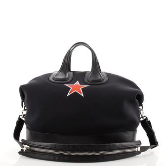 Givenchy Nightingale Satchel Printed Neoprene with Leather XL