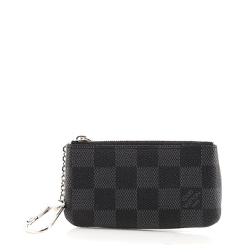 Louis Vuitton Key Pouch Damier Graphite