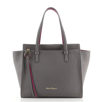 Salvatore Ferragamo Amy Tote Pebbled Leather Medium