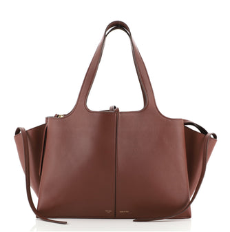 Celine Tri-Fold Shoulder Bag Smooth Calfskin Medium