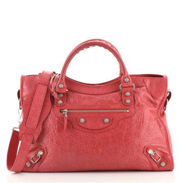 Balenciaga City Giant Studs Bag Leather Medium