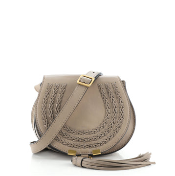 Chloe Marcie Tassel Crossbody Bag Leather Mini