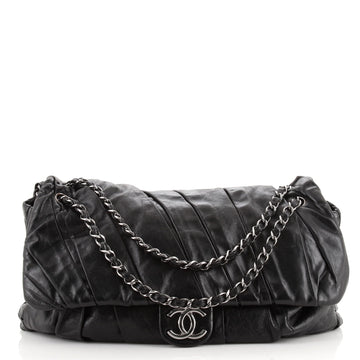 Chanel Twisted Flap Bag Glazed Calfskin Jumbo